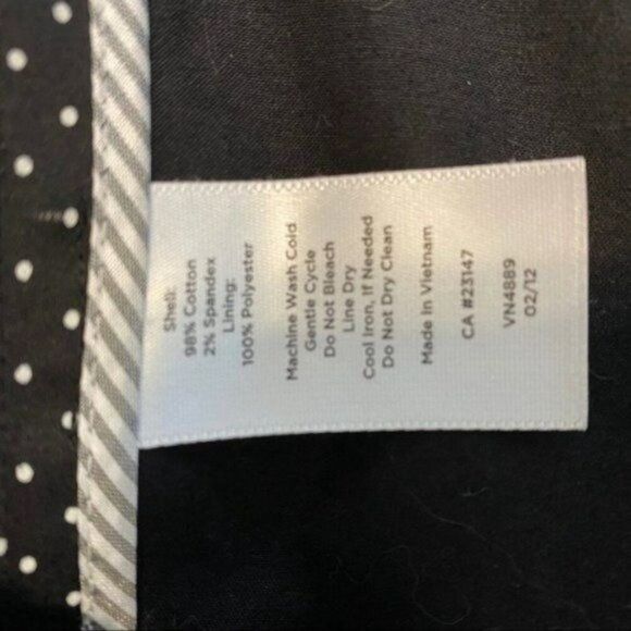 Talbots Blazer Black and White Polka Dot Size 2 - Picture 7 of 7